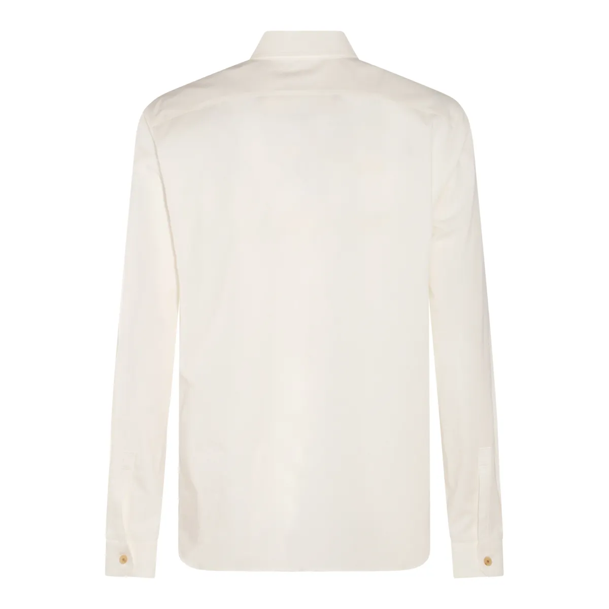 RICK OWENS  |Button-down Long Sleeves Plain Cotton Designers Shirts