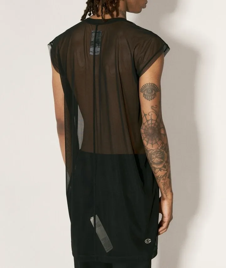 RICK OWENS  |Sleeveless Street Style V-Neck Collaboration Plain Logo