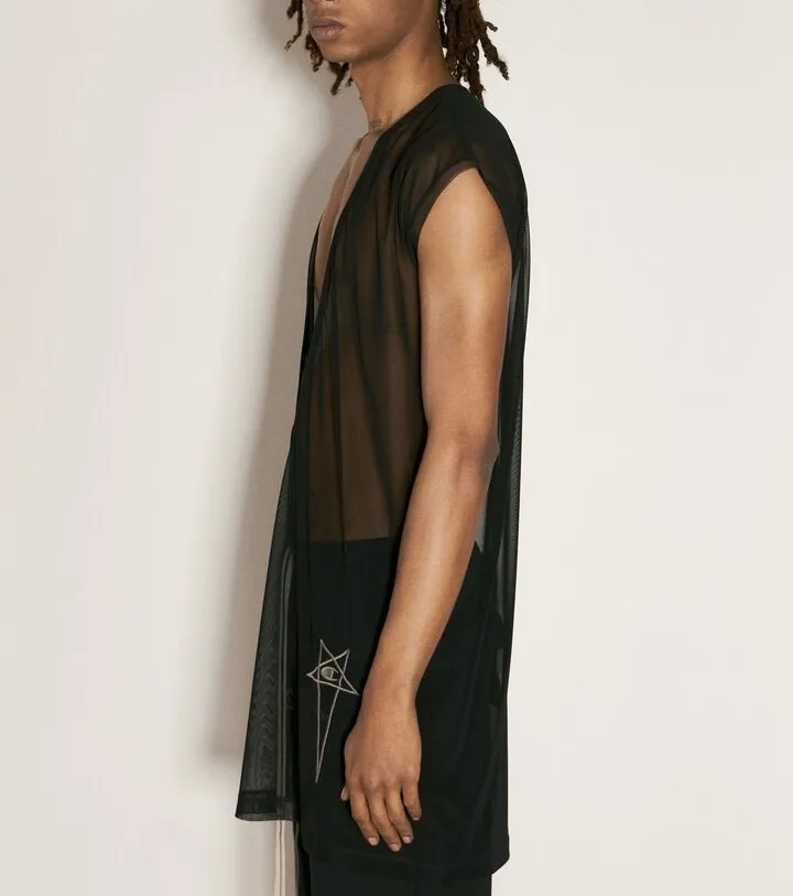 RICK OWENS  |Sleeveless Street Style V-Neck Collaboration Plain Logo