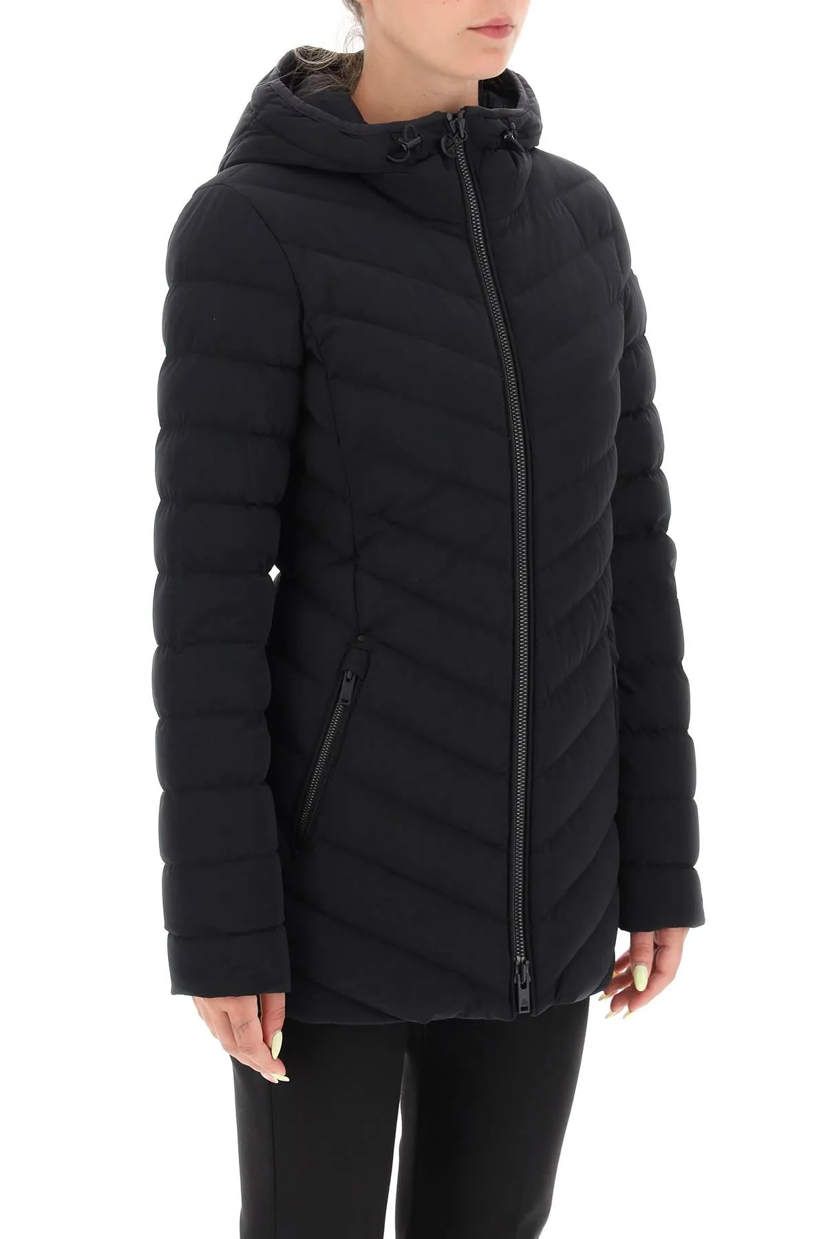 'Rockcliff' Midi Hooded Puffer Jacket