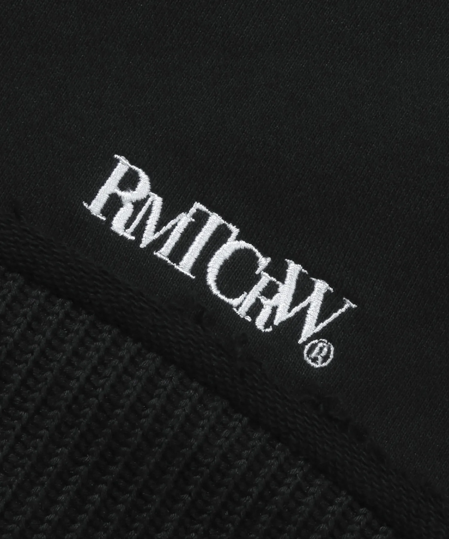 ROMANTIC CROWN  |[ROMANTIC CROWN]★SWEAT KNIT MIX ZIP UP HOODIE