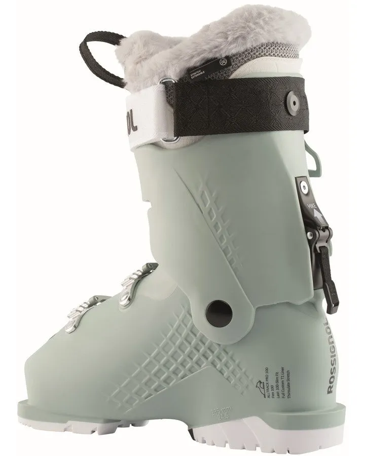 Rossignol Alltrack Pro 100 Women's Ski Boots - Shadow Green - 2023