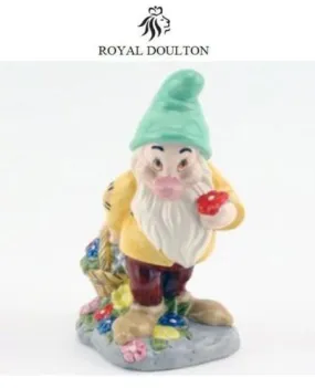 Royal Doulton Figurine Disney Snow White DWARF ~ BASHFUL SW23