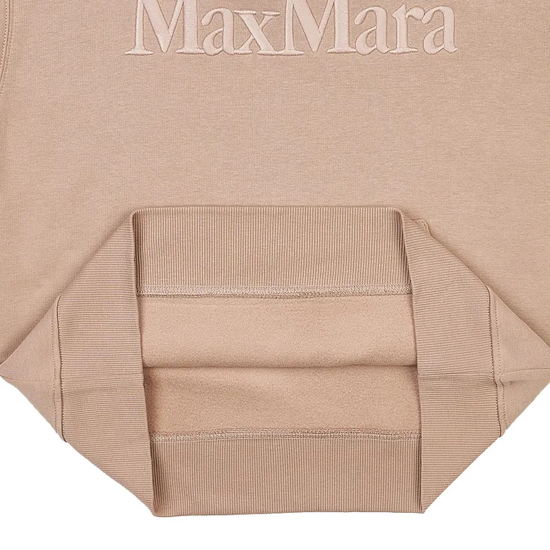 S Max Mara  |Street Style Long Sleeves Plain Cotton Logo