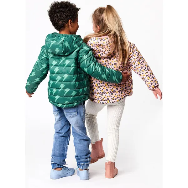 Snapper Rock Leopard Love 2 in 1 Puffer Jacket