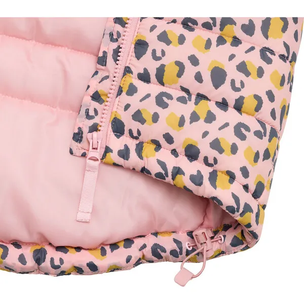 Snapper Rock Leopard Love 2 in 1 Puffer Jacket