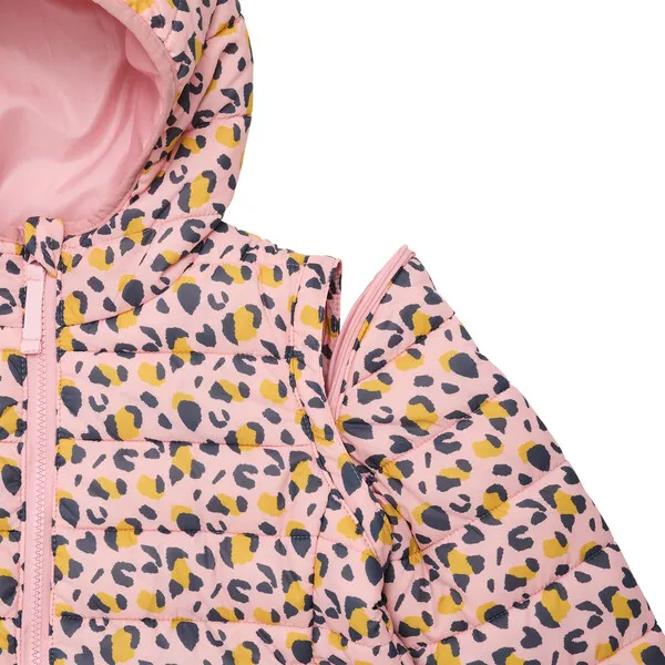 Snapper Rock Leopard Love 2 in 1 Puffer Jacket