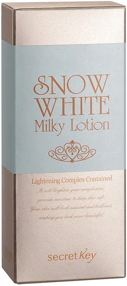 Snow White Milky Lotion for Whitening Skin by Secret Key