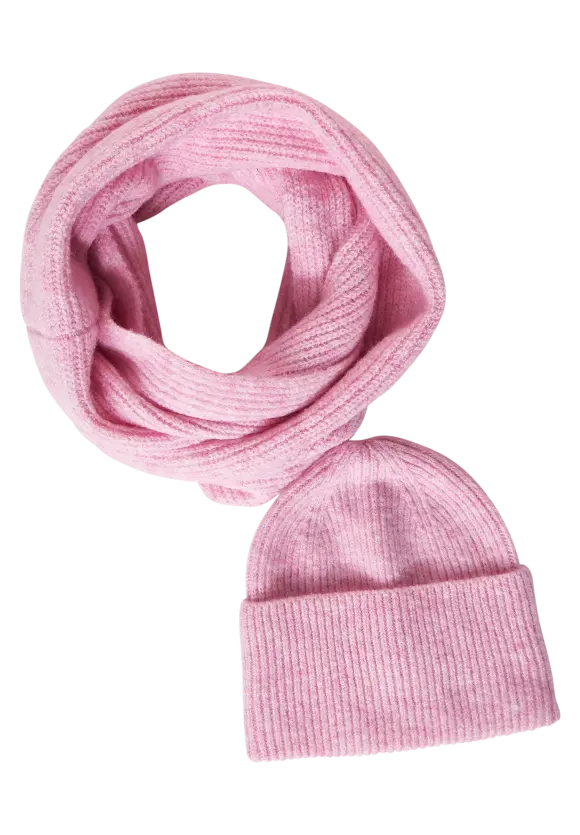 Soft Rose Melange Knitted Loop - Street One