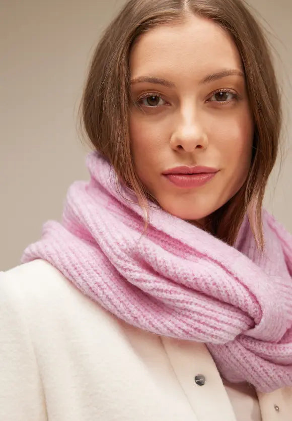 Soft Rose Melange Knitted Loop - Street One