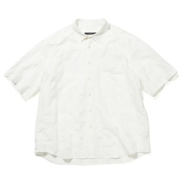 SOPHNET.  |Button-down Glen Patterns Cotton Short Sleeves Logo Shirts