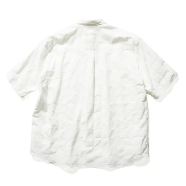 SOPHNET.  |Button-down Glen Patterns Cotton Short Sleeves Logo Shirts