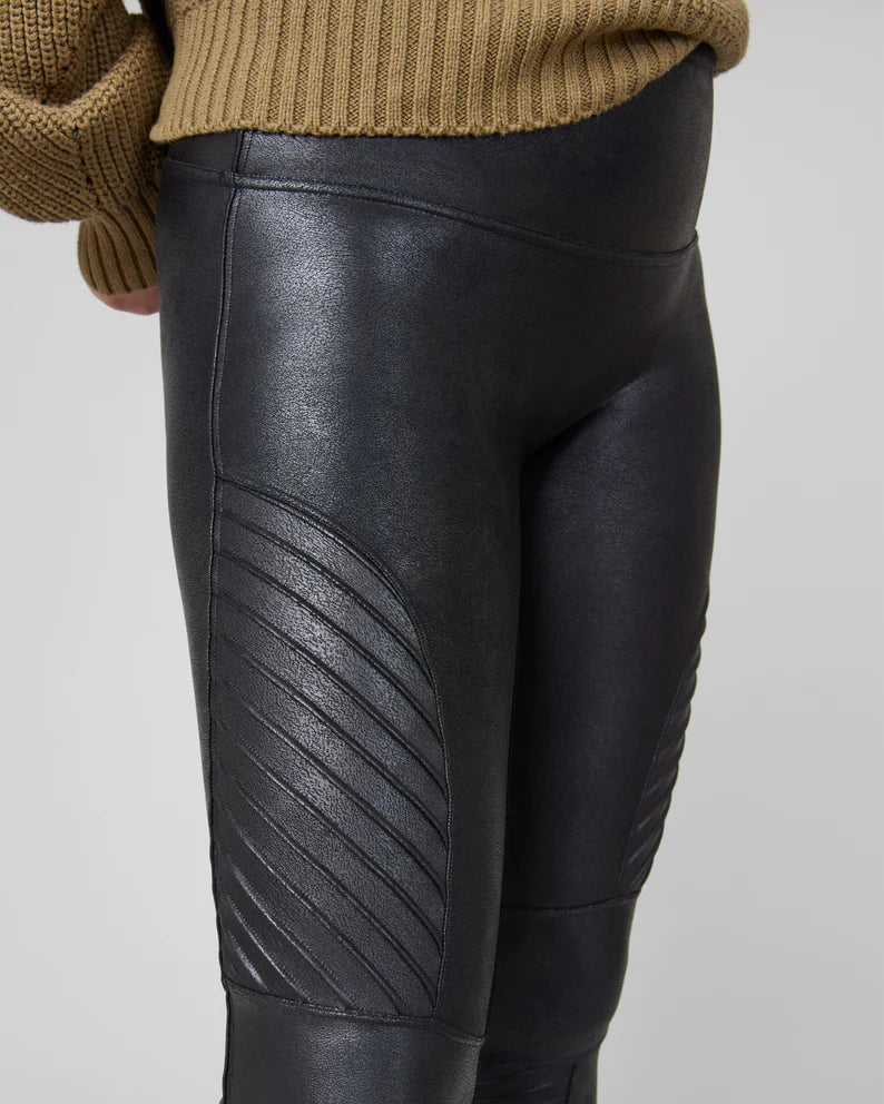 Spanx Faux Leather Moto Legging