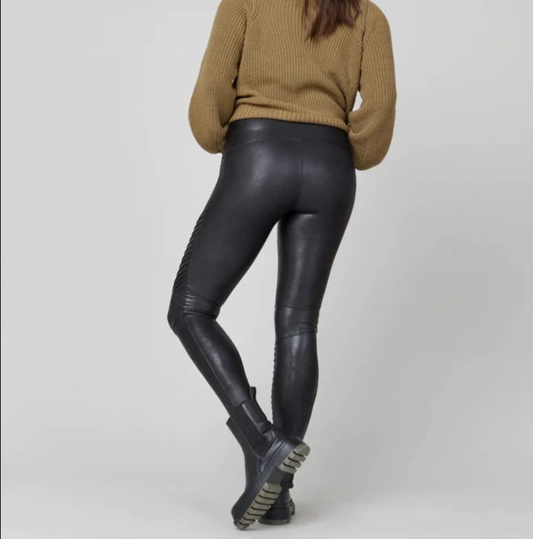 Spanx Faux Leather Moto Legging