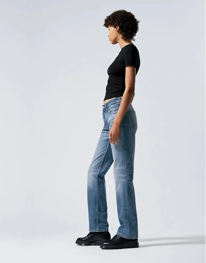 Straight Leg Baggy Jeans Dark Blue