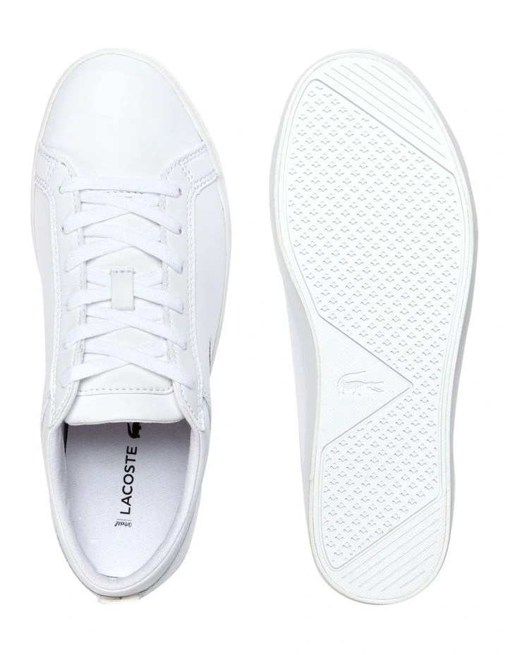 Straightset BL I Leather Sneaker in White