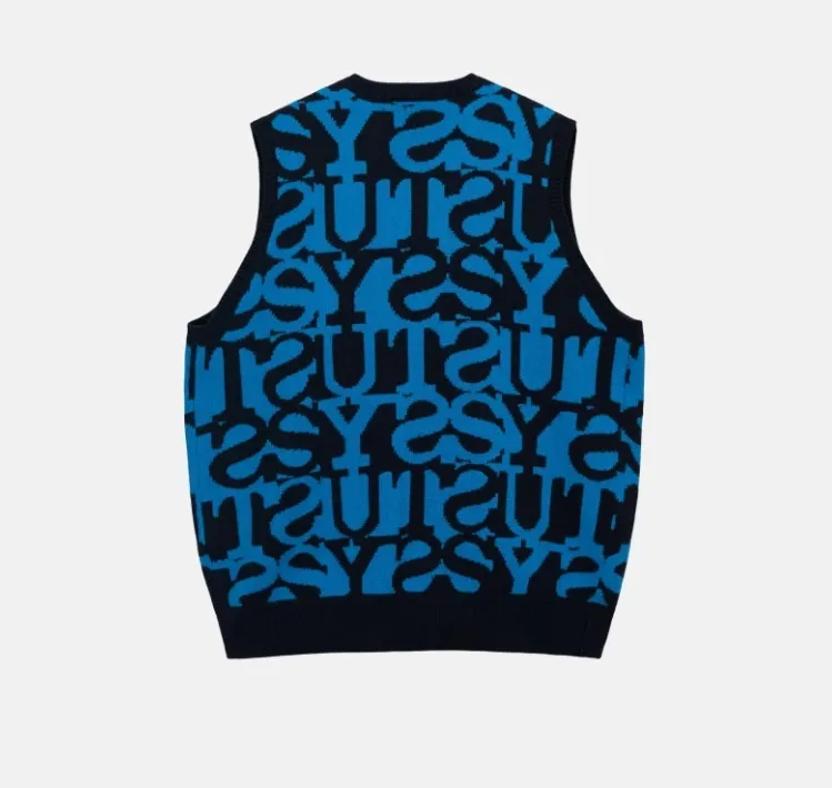 STUSSY  |Street Style Logo Skater Style Vests & Gillets