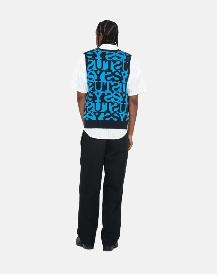 STUSSY  |Street Style Logo Skater Style Vests & Gillets