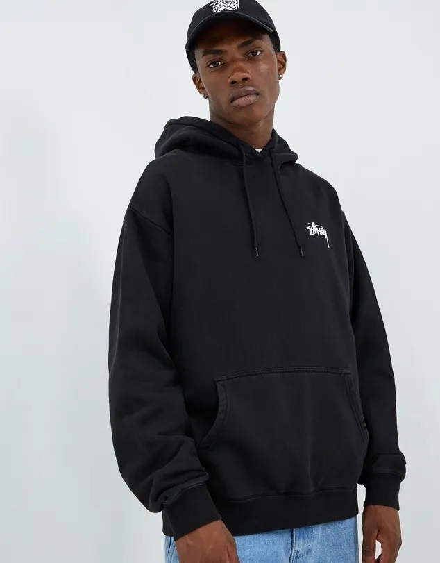 STUSSY  |Street Style Long Sleeves Cotton Logo Skater Style Hoodies