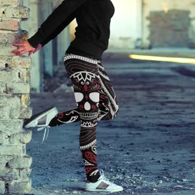 Sugar Skull Leggings Ornamental Skull