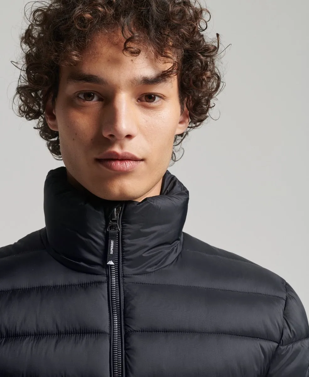 Superdry Bomber Fuji Puffer Jacket Black