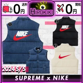 Supreme  |Unisex Street Style Collaboration Logo Vests & Gillets