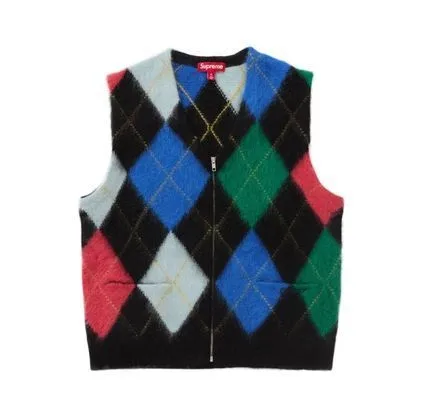 Supreme  |Unisex Street Style Plain Logo Skater Style Vests & Gillets