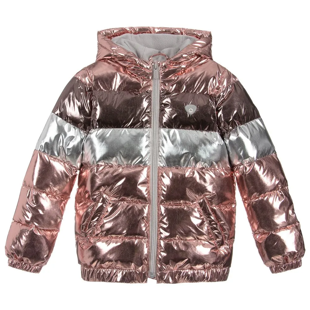 Teen Pink Puffer Jacket