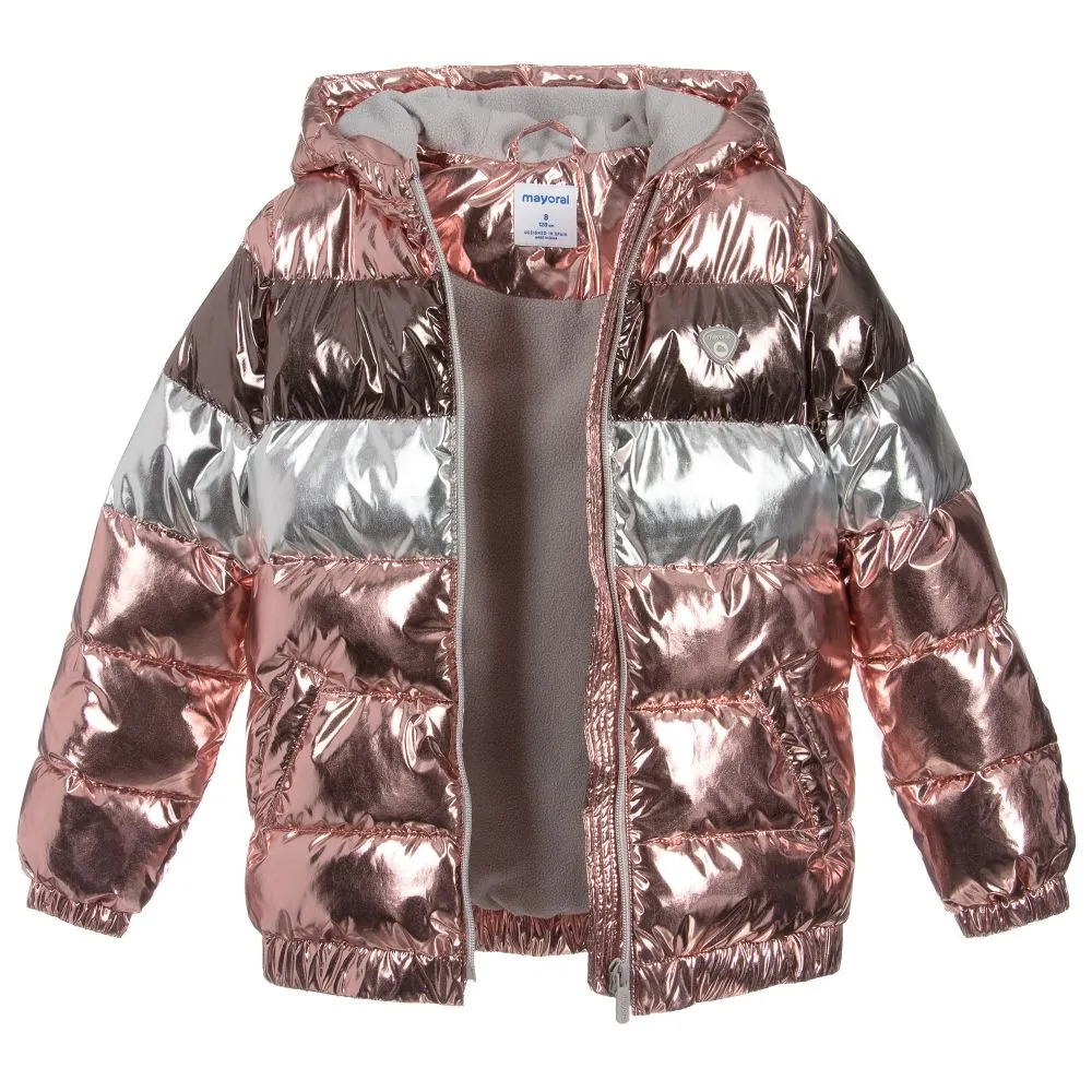 Teen Pink Puffer Jacket