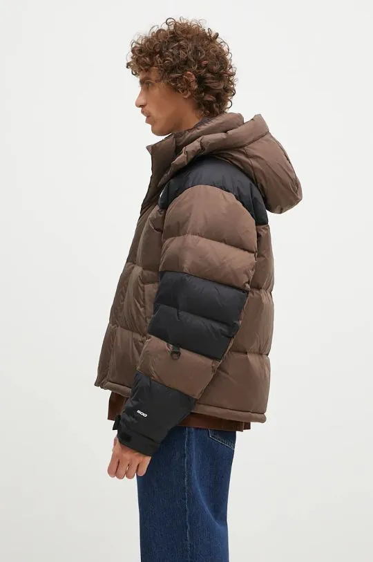 The North Face down jacket Hmlyn Baltoro Jacket men's brown color NF0A832G5EX1