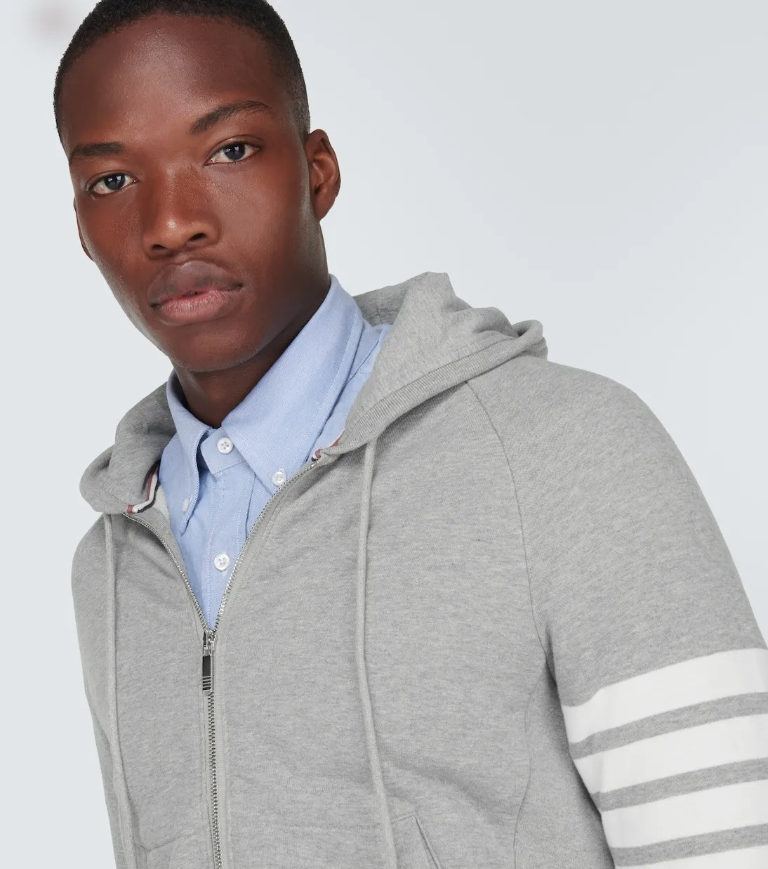 THOM BROWNE  |Stripes Sweat Street Style Long Sleeves Plain Cotton Logo