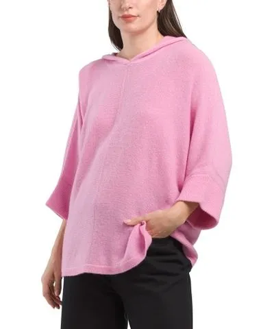 Tj Maxx Cashmere Blend Marin Technical Hooded Poncho