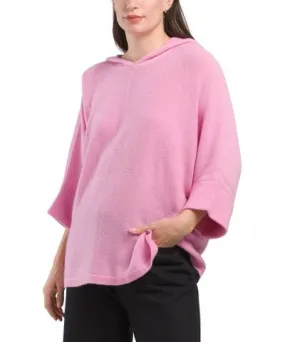 Tj Maxx Cashmere Blend Marin Technical Hooded Poncho