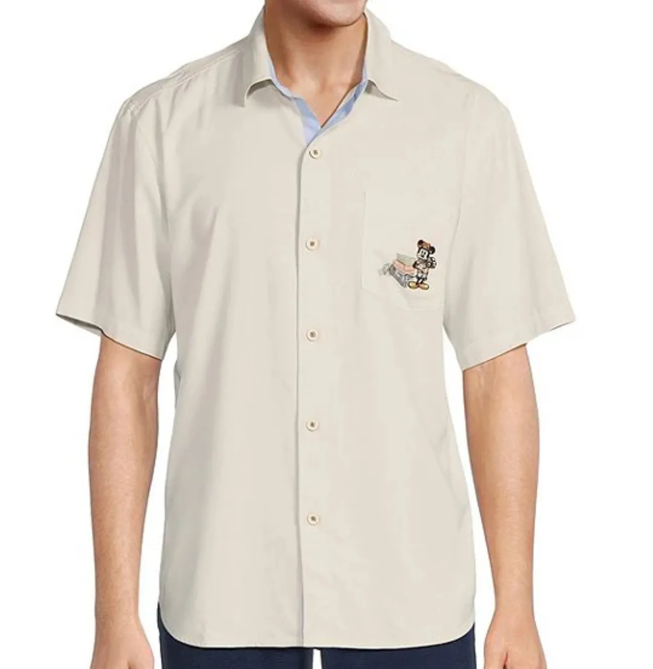 Tommy Bahama  |Button-down Tropical Patterns Short Sleeves Shirts