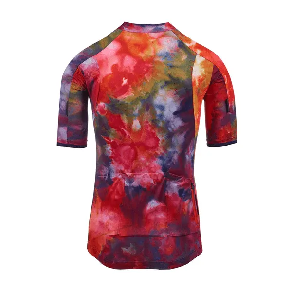 VELOCIO MENS ICE DYE SE JERSEY FIRE RED