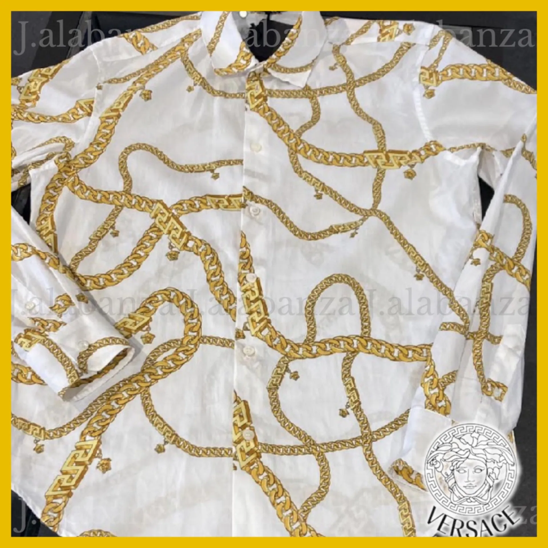 VERSACE  |Button-down Long Sleeves Luxury Outlet Shirts