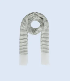 WA0904-WHITE-Scarf For Women