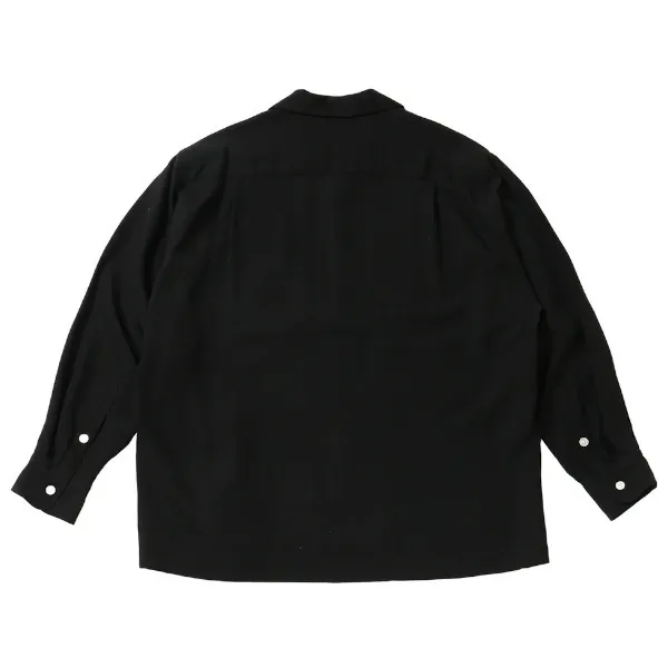 WACKO MARIA  |Button-down Long Sleeves Plain Logo Shirts