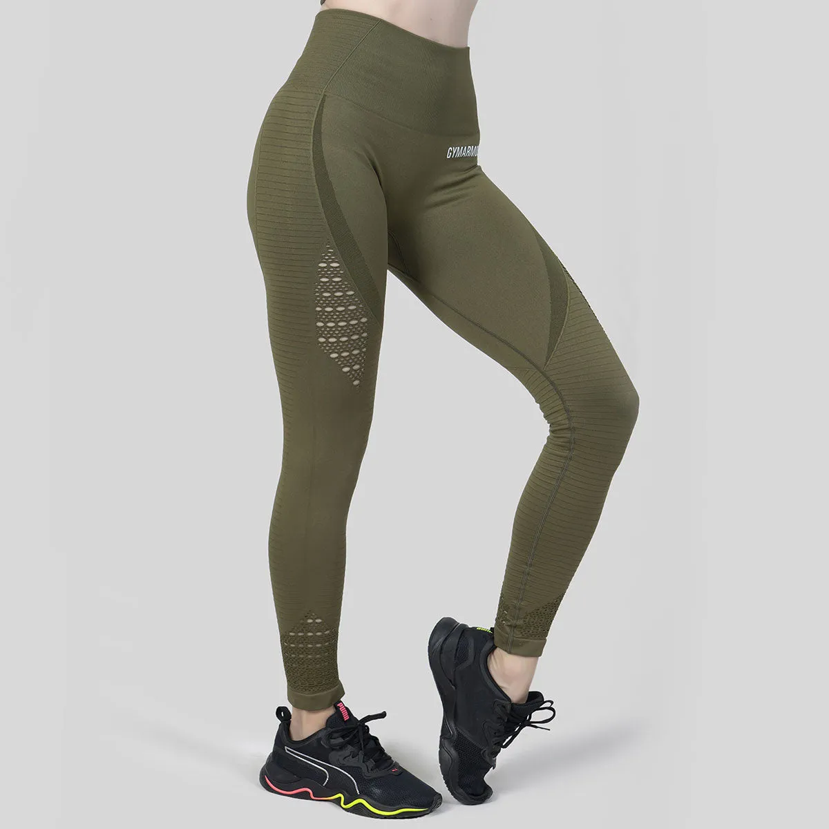 Warrior Seamless Leggings (Olive)