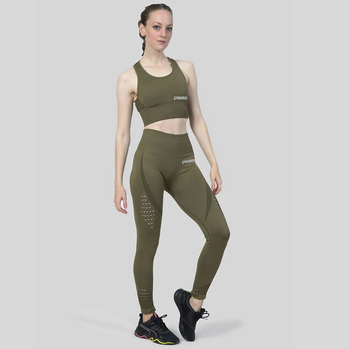 Warrior Seamless Leggings (Olive)