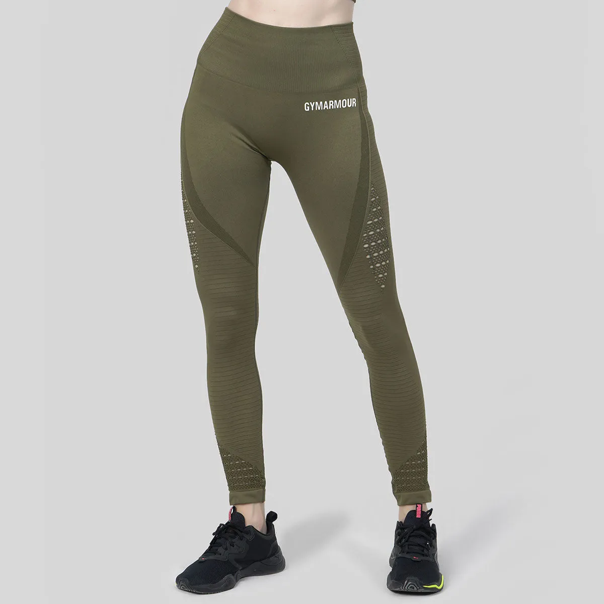 Warrior Seamless Leggings (Olive)