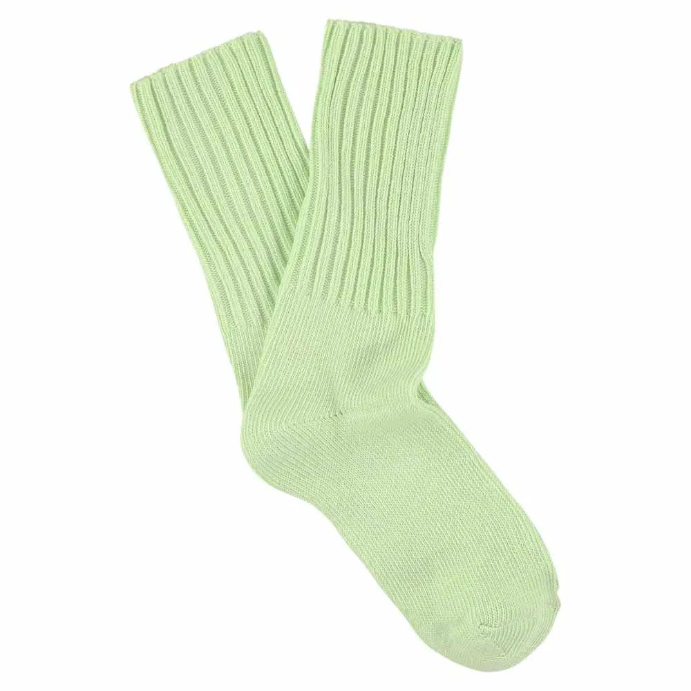 Women Crew Socks - Aqua Green