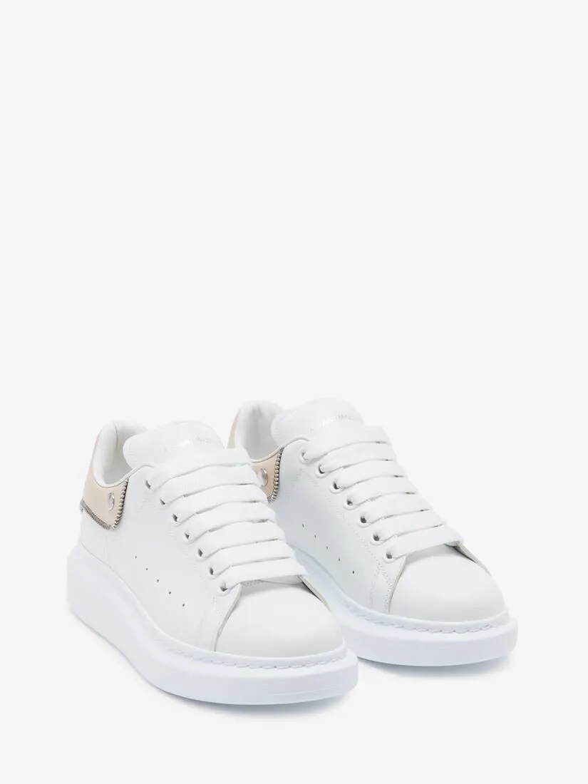 Women's Oversized Sneaker in White/oat