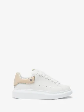 Women's Oversized Sneaker in White/oat