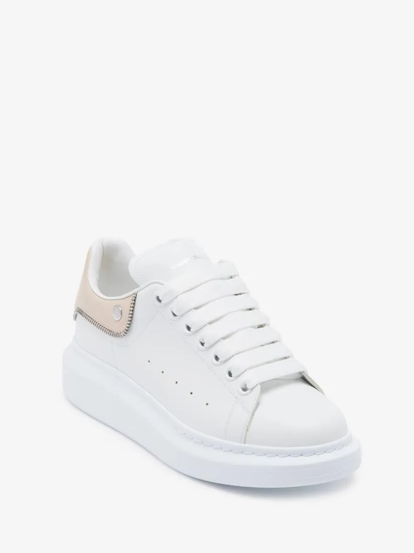 Women's Oversized Sneaker in White/oat