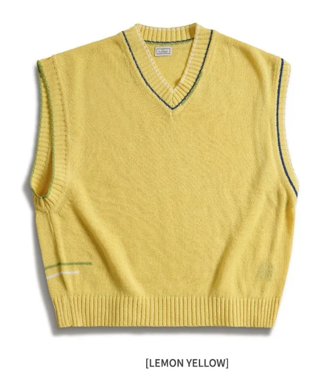 WV PROJECT  |[WV PROJECT]★LINING KNIT VEST