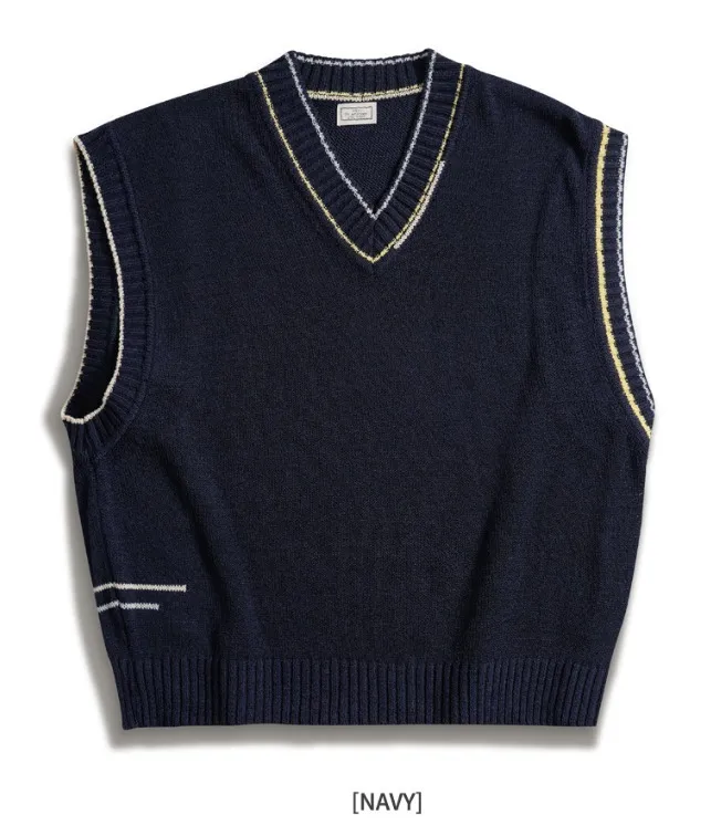 WV PROJECT  |[WV PROJECT]★LINING KNIT VEST