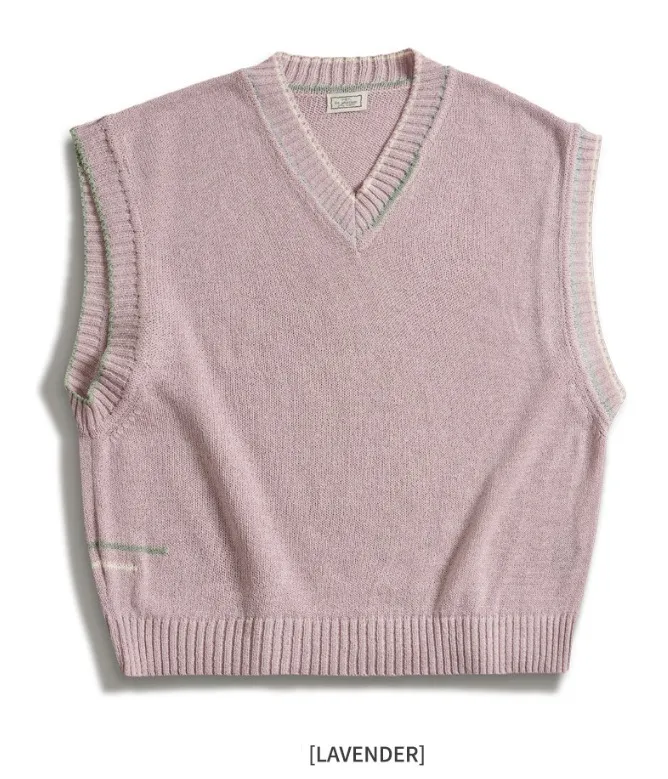 WV PROJECT  |[WV PROJECT]★LINING KNIT VEST