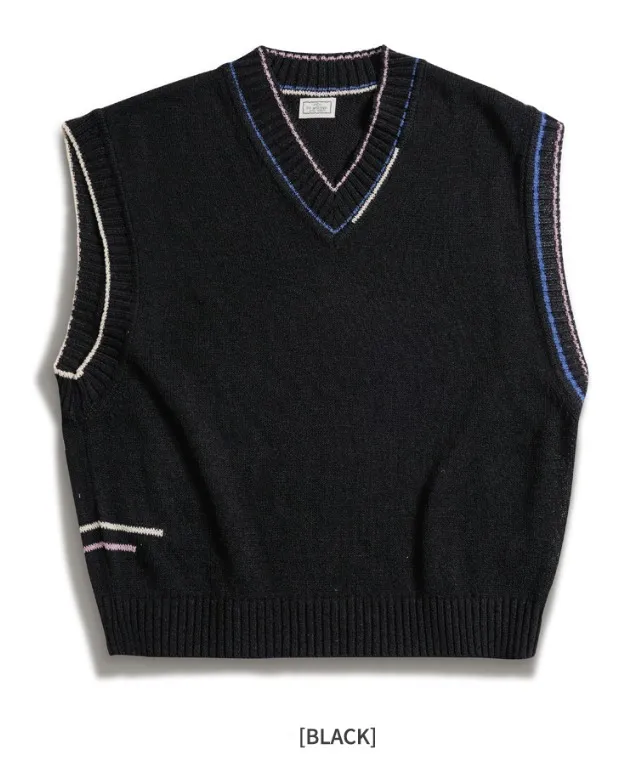 WV PROJECT  |[WV PROJECT]★LINING KNIT VEST