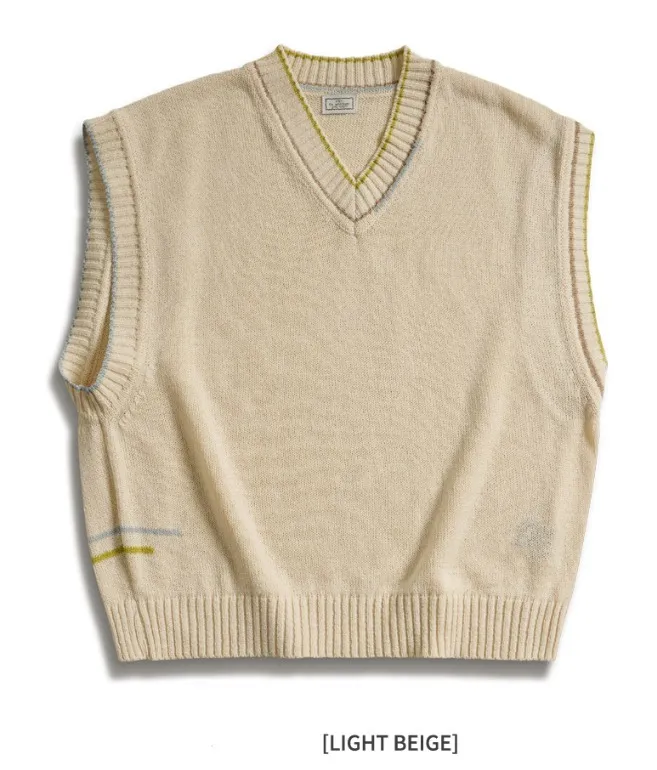 WV PROJECT  |[WV PROJECT]★LINING KNIT VEST